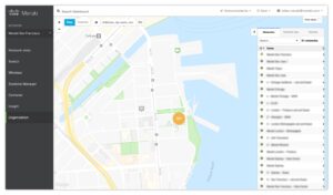 meraki dashboard map